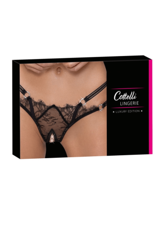 String ouvert en dentelle avec strass - Cottelli